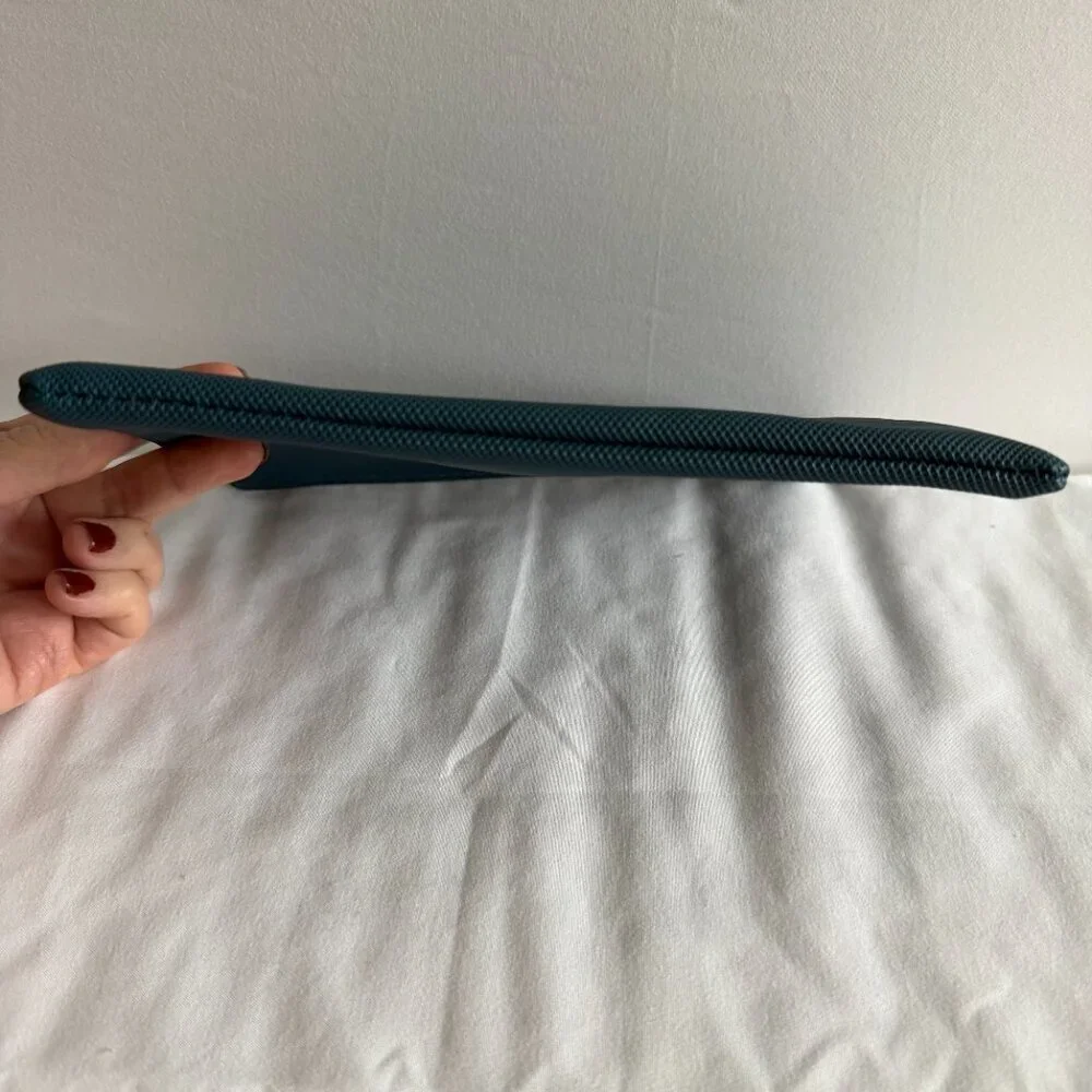 LACOSTE x Turkish Airlines Teal Mini Travel Amenity Kit Empty
